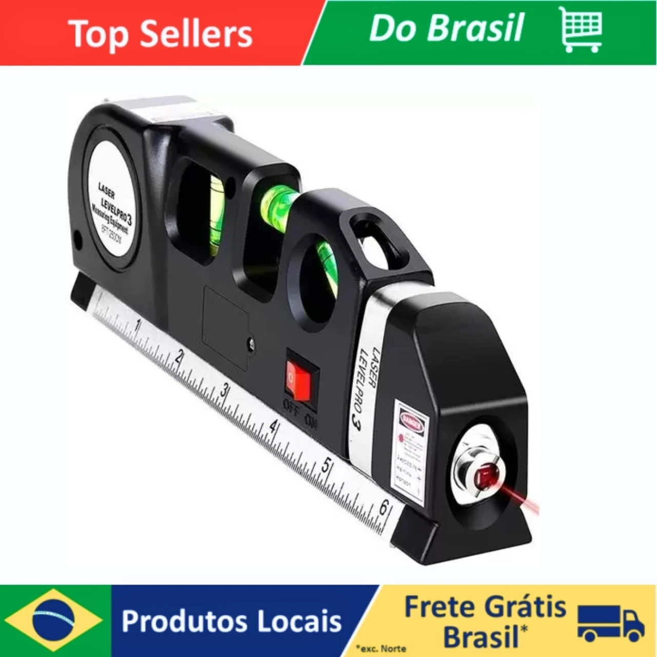 Nivel A Laiser Trena  Ferramenta Profissional  Nivel level Pro 3