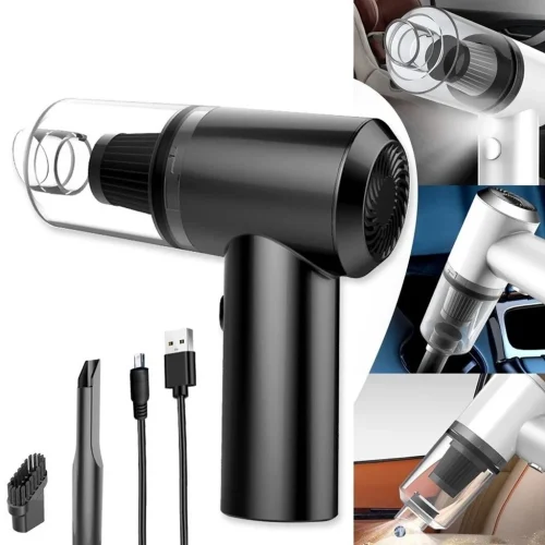 Mini Aspirador De Pó Usb Portátil Completo Linha Premium Carro E Casa - Imagem 5