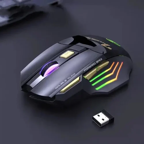 Brasil mouse x7 botão retroiluminado mouse ergonômico 5500 dpi mouse ajustável, adequado para pc laptop desktop mouse - Imagem 4