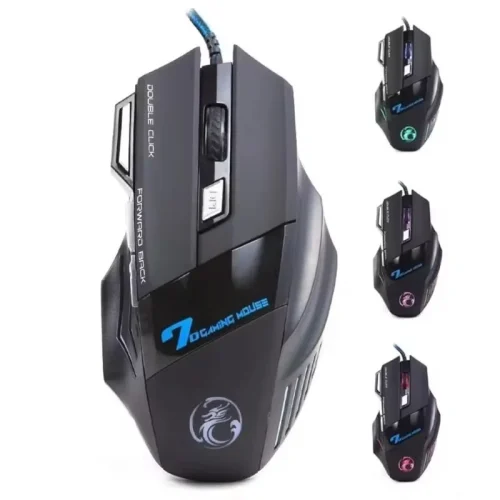 Brasil mouse x7 botão retroiluminado mouse ergonômico 5500 dpi mouse ajustável, adequado para pc laptop desktop mouse - Imagem 7
