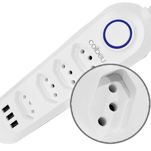 tomada usb,2m,tomada,filtro de linha,plug,extensão tomada,extensao de tomada elétrica,torre de tomadas retrátil padrão brasil - Imagem 13