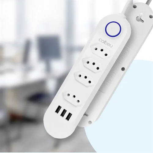 tomada usb,2m,tomada,filtro de linha,plug,extensão tomada,extensao de tomada elétrica,torre de tomadas retrátil padrão brasil - Imagem 17