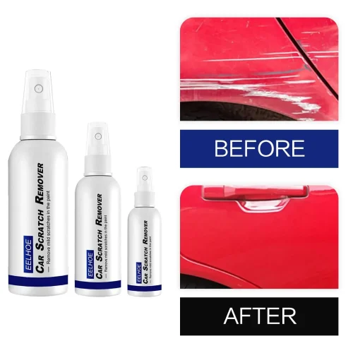 Remoção de arranhões de carro, spray de cera, reparo de pintura, agente de renovação de arranhões, ferramentas de limpeza de arranhões de veículos, removedor de marcas 50/100ml - Imagem 2