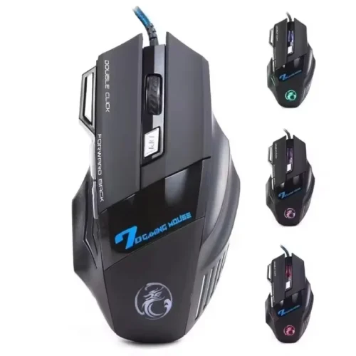 Brasil mouse x7 botão retroiluminado mouse ergonômico 5500 dpi mouse ajustável, adequado para pc laptop desktop mouse - Imagem 11