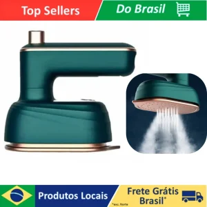 Mini Ferro de Passar Roupas a Vapor Portátil – Elétrico Bivolt, Compacto e Rápido Aquecimento para Viagem e Uso Doméstico