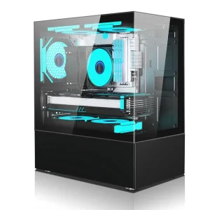 Gabinete Gamer Aquário PIXXO PRETO - CG200B