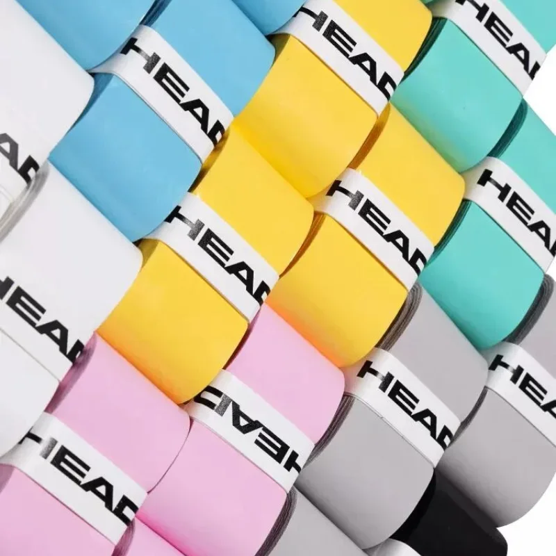 1 pçs cabeça raquete de tênis overgrip suor banda absorção aperto pu raquete de badminton lidar com aperto tênis griptape padel raquete aperto
