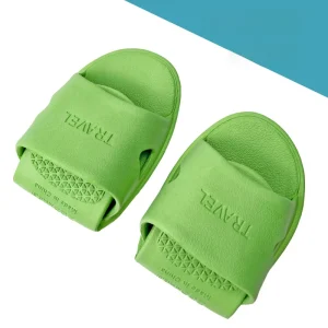Portátil dobrável viagem antiderrapante natação sapatos de praia das mulheres dos homens hotel banheiro chuveiro única marca antiderrapante eva chinelos