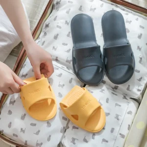 Chinelos de viagem dobráveis casa hotel portátil slides antiderrapante casa de banho slides das mulheres dos homens unisex eva macio sapatos planos