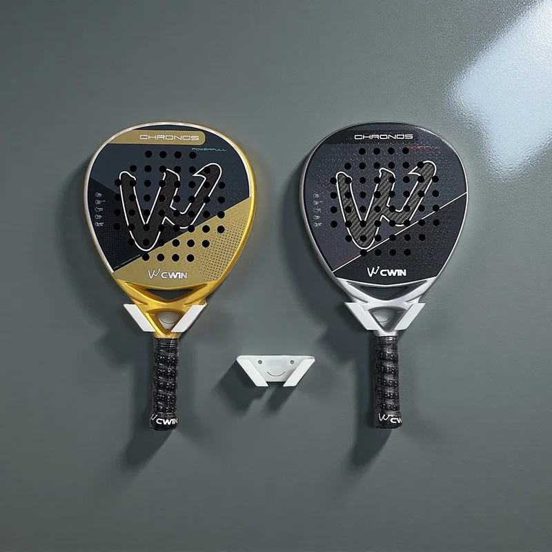 Suporte de parede para raquete de tênis, pickleball, badminton, fácil instalação, armazenamento, casa, academia, economia de espaço, casa decorativa
