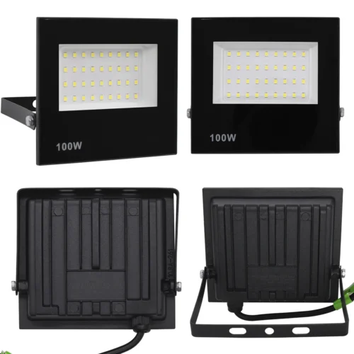 Refletor Led 100w Holofote Bivolt Prova Dágua Luz Forte