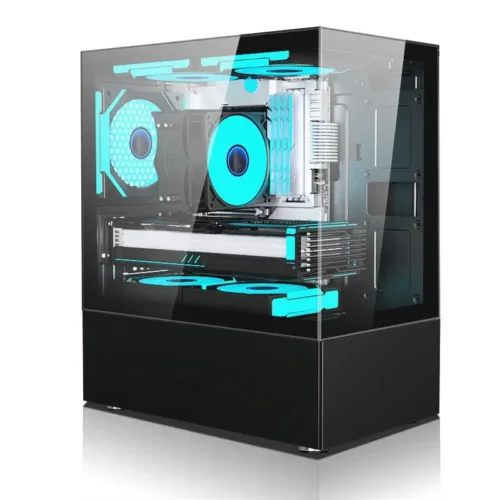 Gabinete Gamer Aquário PIXXO PRETO - CG200B
