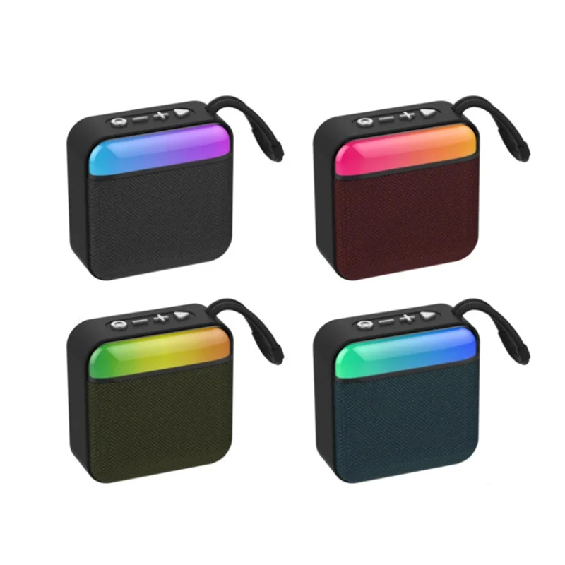 Caixa De Som Bluetooth RGB com USB e entrada cartão de memória 10w - Imagem 3