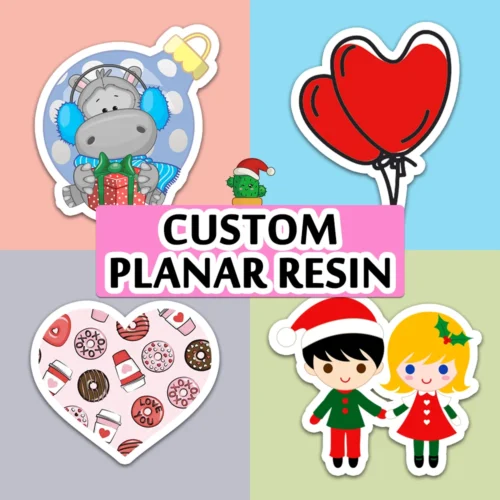 DIY Custom Character Planar Resina Artesanato, Acessórios Decoração, XXX