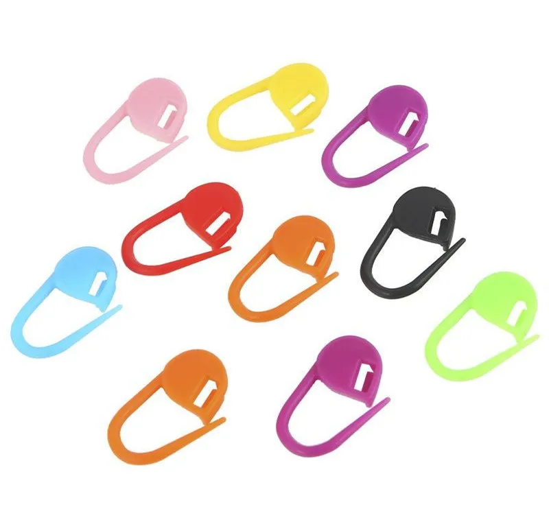 Mini Knitting Crochet Locking Stitch Markers, Também pode ser usado como um pino de fralda em um cartão novo do bebê, AA7789, 50Pcs - Imagem 3