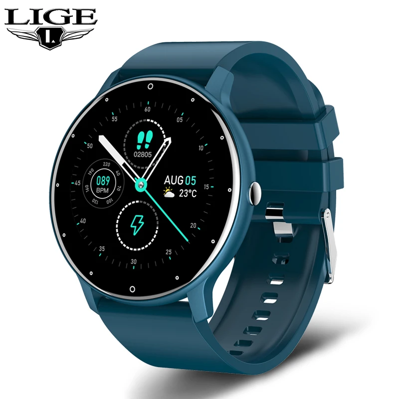 LIGE 2025 Novo Smartwatch Masculino com Tela Sensível ao Toque, Ideal para Esportes e Fitness, Resistente à Água IP67, Bluetooth, Compatível com Android e iOS + Caixa - Imagem 8