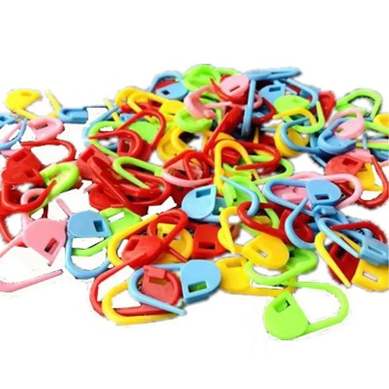 Mini Knitting Crochet Locking Stitch Markers, Também pode ser usado como um pino de fralda em um cartão novo do bebê, AA7789, 50Pcs - Imagem 8