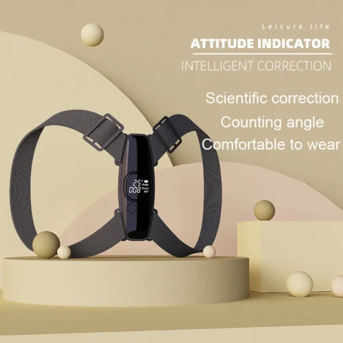 Corretor de postura angular ajustável inteligente, corretor de postura corcunda, cinto de treinamento de ombro, correção de coluna, suporte para costas