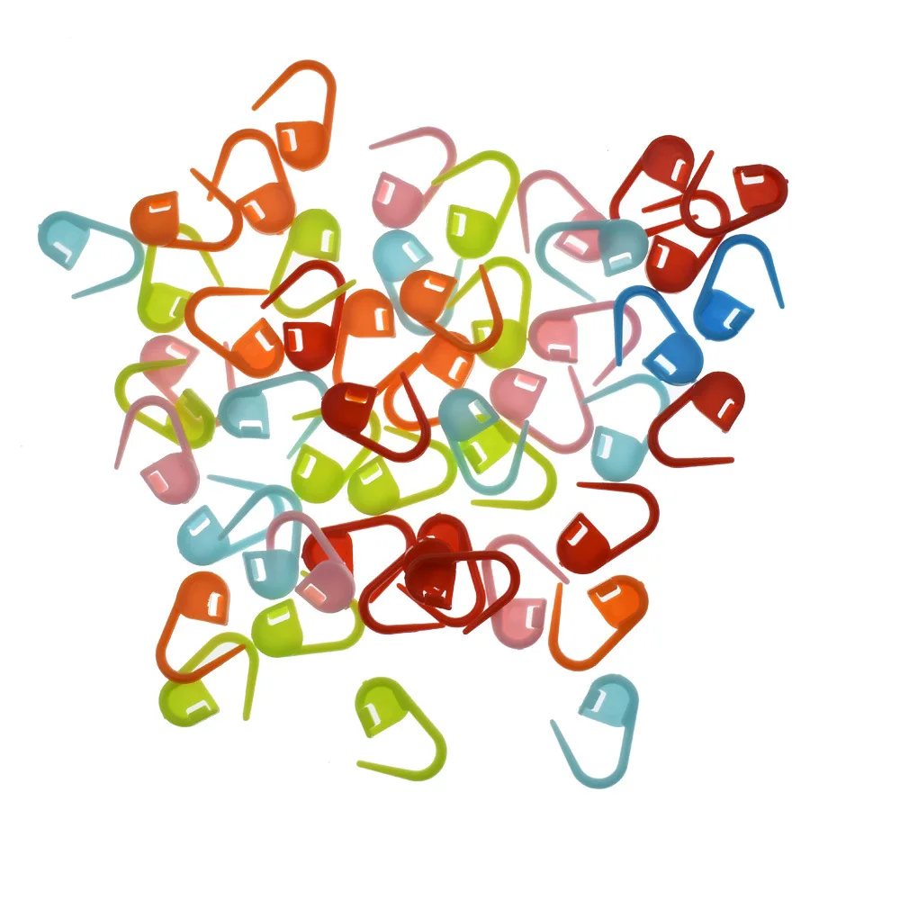 Mini Knitting Crochet Locking Stitch Markers, Também pode ser usado como um pino de fralda em um cartão novo do bebê, AA7789, 50Pcs - Imagem 4