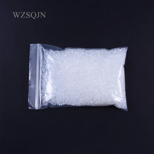 Grão de Queratina Italiano para I Dica e U-Tip Cabelo, Grânulo Cor Branca, 50g por lote