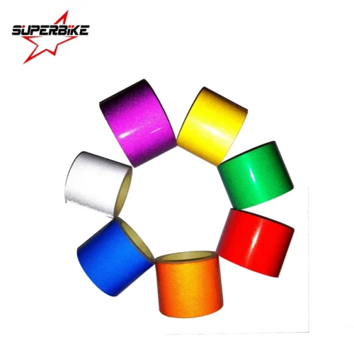 Folha de fita reflexiva para carro, Styling Body Warning, caminhão, Auto, automotivo, Decal Reflection Color Decoration, 5cm, 2cm, 1cm
