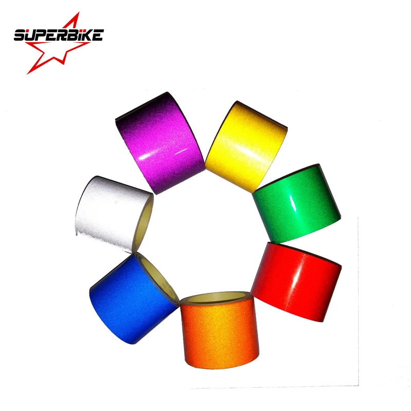 Folha de fita reflexiva para carro, Styling Body Warning, caminhão, Auto, automotivo, Decal Reflection Color Decoration, 5cm, 2cm, 1cm