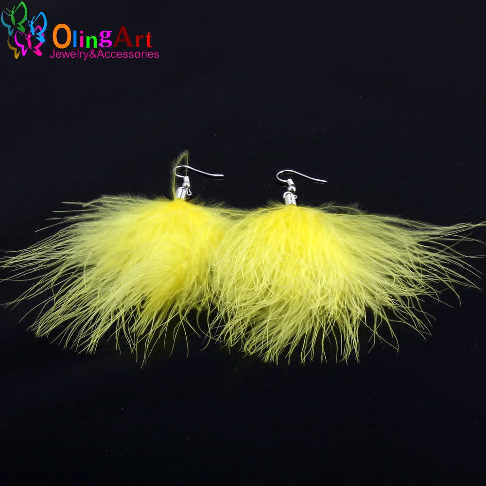 OlingArt Naturais Penas de Peru 10 pçs/lote 80MM Cor Misturada Colar de Mulheres Brincos Borlas DIY Jewelry Making Pingentes Delicados - Imagem 6