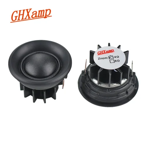 GHXAMP-20 Core Tweeter carro alto-falante unidades, diafragma seda cúpula alto-falante, neodímio cabeça agudos, 4OHM, 10W, 89DB, 2pcs