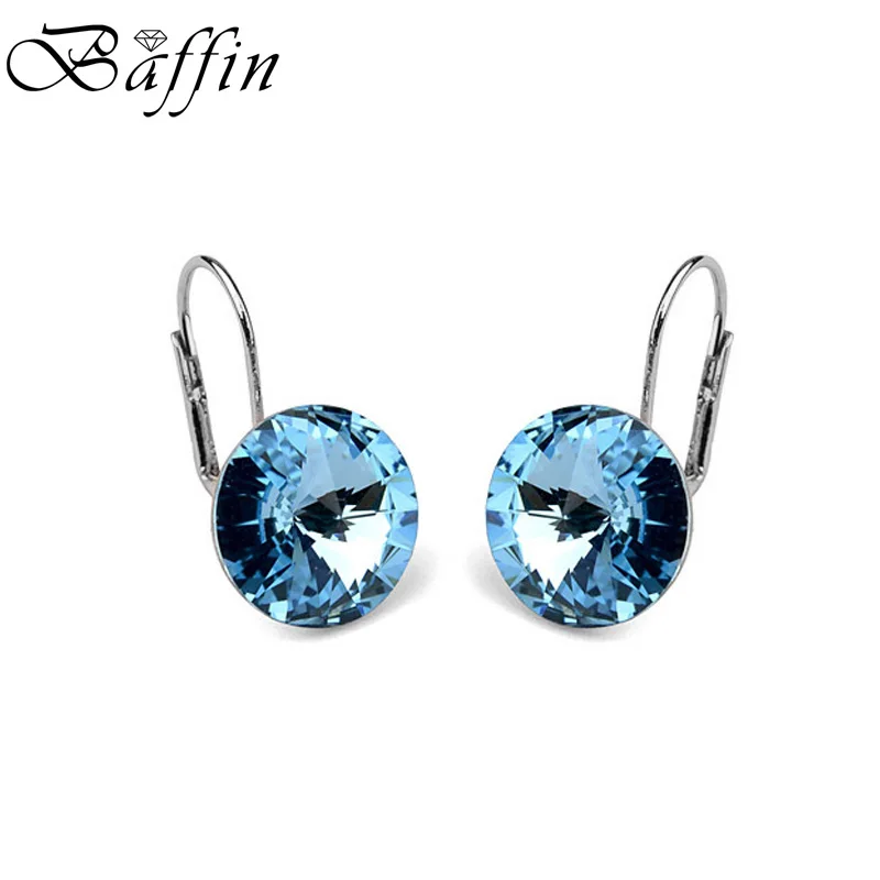 Bella-Brincos para Mulheres, Cristais da Áustria, Dourado, Cor Prata, Piercing Redondo, Brand Jewelry, Tendências, Natal, 2022 - Imagem 10