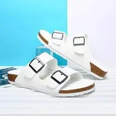 Novo verão sapatos casuais para homens e mulheres casal ao ar livre chinelos de madeira macia fundo grosso sapatos de praia fluxo na moda casual deslizamento