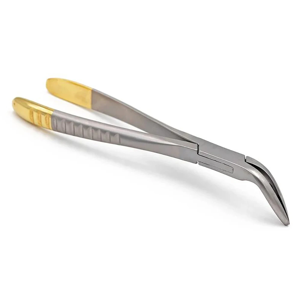 Fragmento de raiz dentária minimamente invasivo alicate de extração de dente alicate instrumento dental curvado maxilar mandibular dentes - Imagem 8