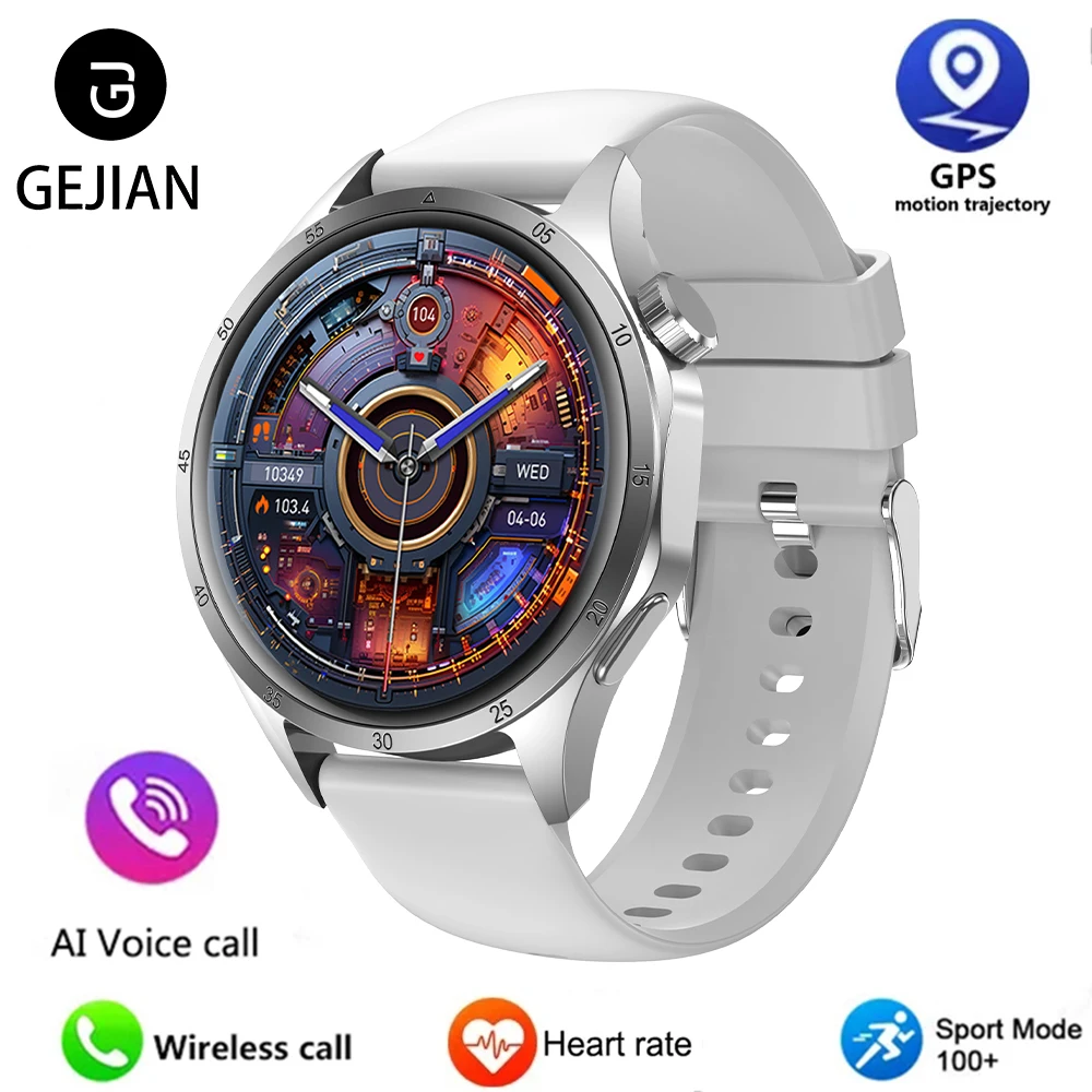 2025 New Men GPS Smart Watch 360 * 360 AMOLED Screen Bluetooth Call NFC Heart Rate Monitoring IP68 Waterproof SmartWatch for Men - Imagem 12