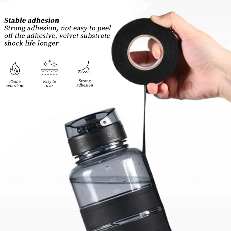 Fita de isolamento elétrico, Resistente ao calor, Cablagem do carro, Proteção de tear de fiação, Impermeável, 9mm, 15mm, 50mm - Imagem 4