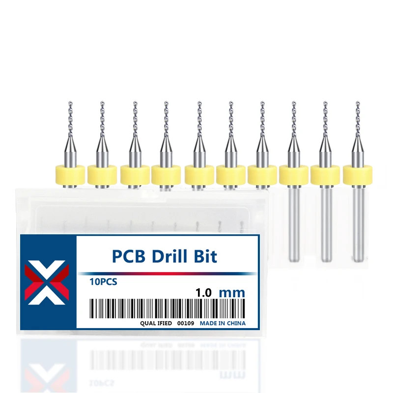 Frete grátis 10 peças 0.6mm-1.5mm brocas pcb de carboneto de importação placa de circuito de impressão mini conjunto de brocas de perfuração cnc - Imagem 13