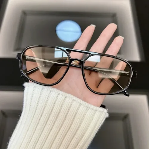 Moda quadrada óculos de sol das mulheres dos homens designer vintage espelho óculos de sol feminino masculino clássico anti brilho uv400