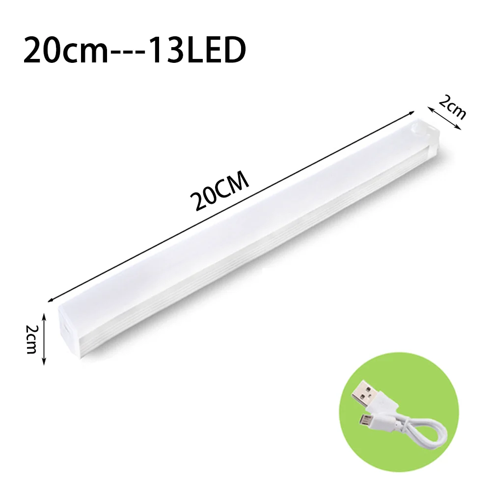 Led sensor de movimento luz sem fio led night light tipo c recarregável luz armário guarda-roupa lâmpada escada backlight para cozinha - Imagem 9