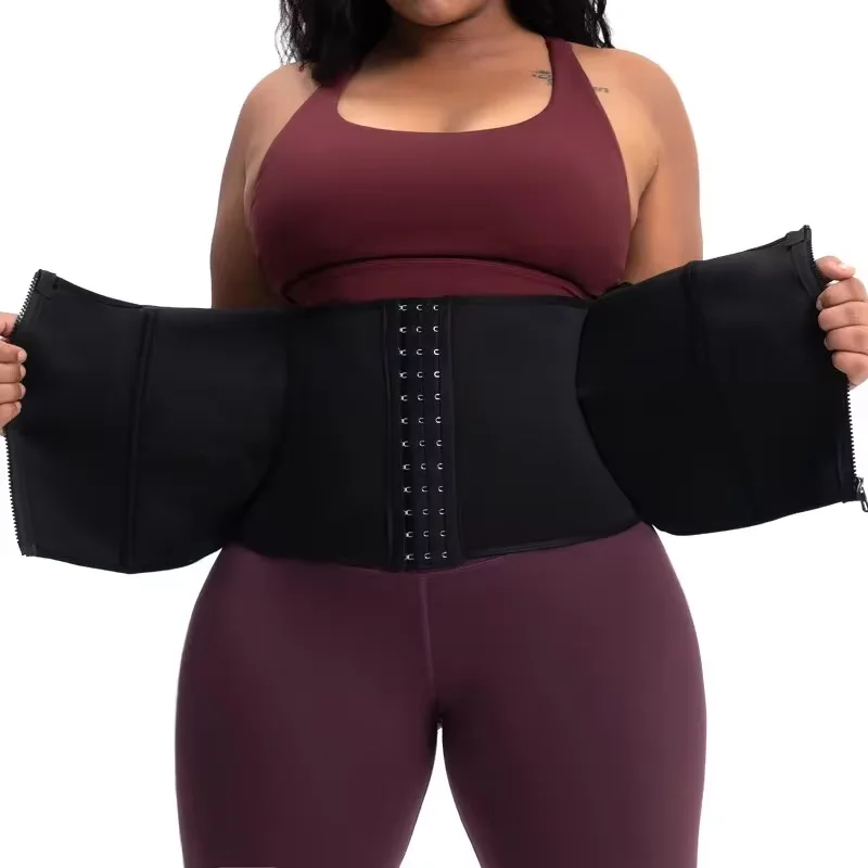 Mulheres barriga controle cintura emagrecimento cinto perda de peso cintura trainer corpo shaper espartilho barriga bainha shapewear cinto de compressão - Imagem 2