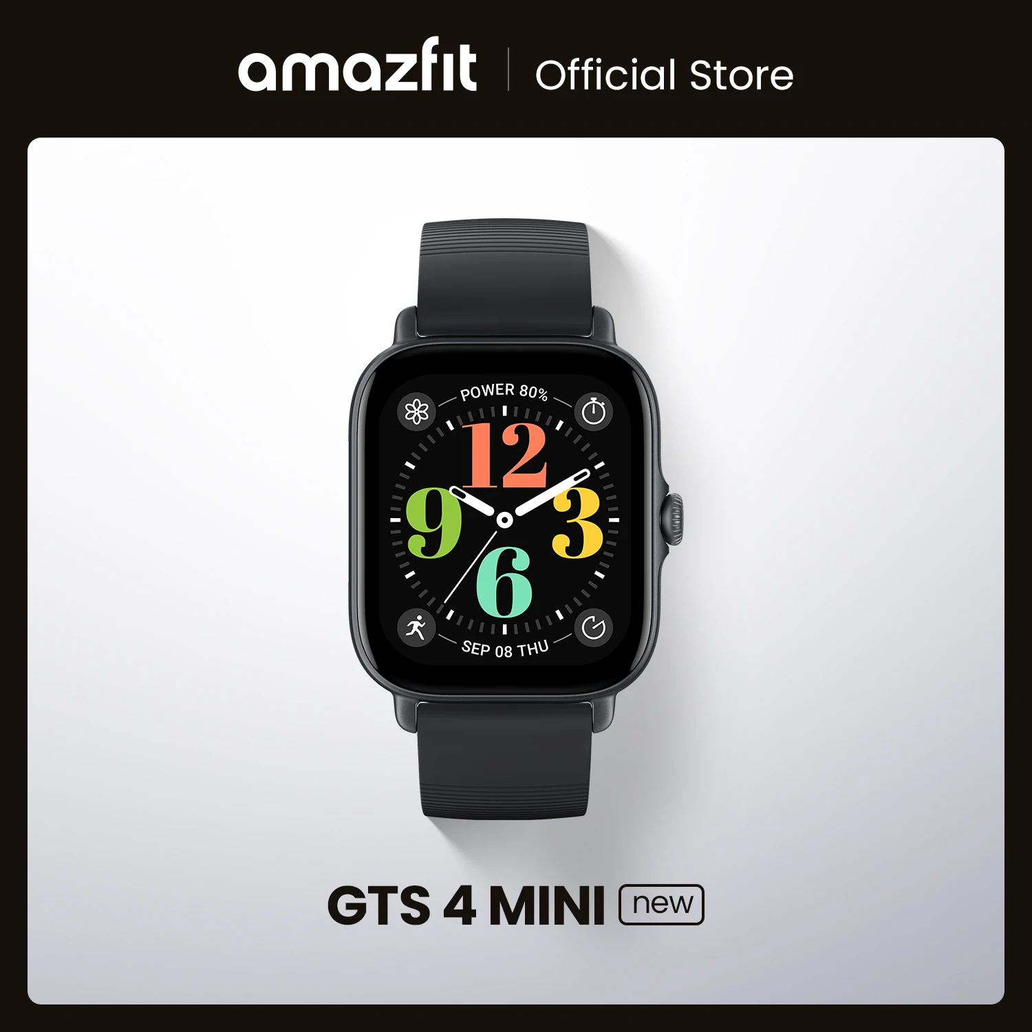 Novo Amazfit GTS 4 mini, novo smartwatch com Alexa integrada, monitoramento cardíaco 24 horas e 150 modos esportivos.