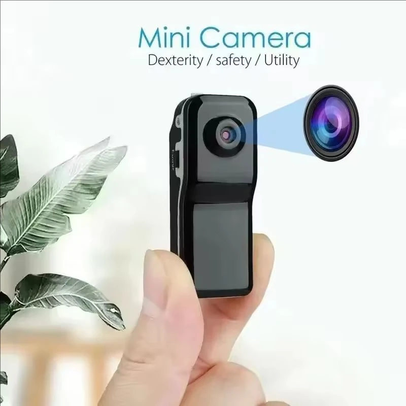 Portátil mini hd dv câmera corpo filmadora montar gravador de vídeo babá segurança cam esportes dvr webcam para segurança do escritório em casa