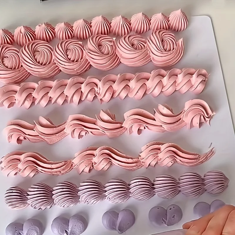 Conjunto de bicos de tubulação de 8 peças, bicos de confeiteiro de aço inoxidável, pontas de tubulação de bolo de creme para bolo de copo de biscoito de sobremesa, acessórios de cozinha - Imagem 3