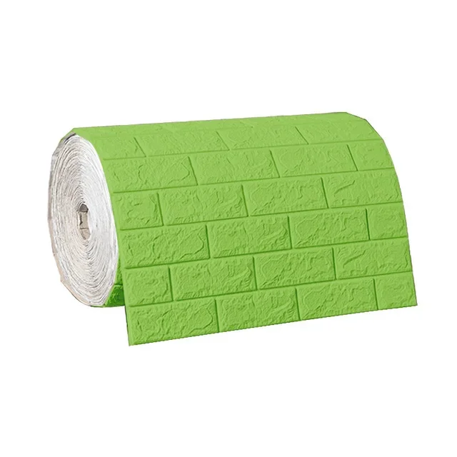 70cm x 1/5/10m 3d papel de parede decoração auto-adesivo espuma antiga tijolo papel de parede sala estar quarto à prova dwaterproof água 3d adesivo de parede - Imagem 9