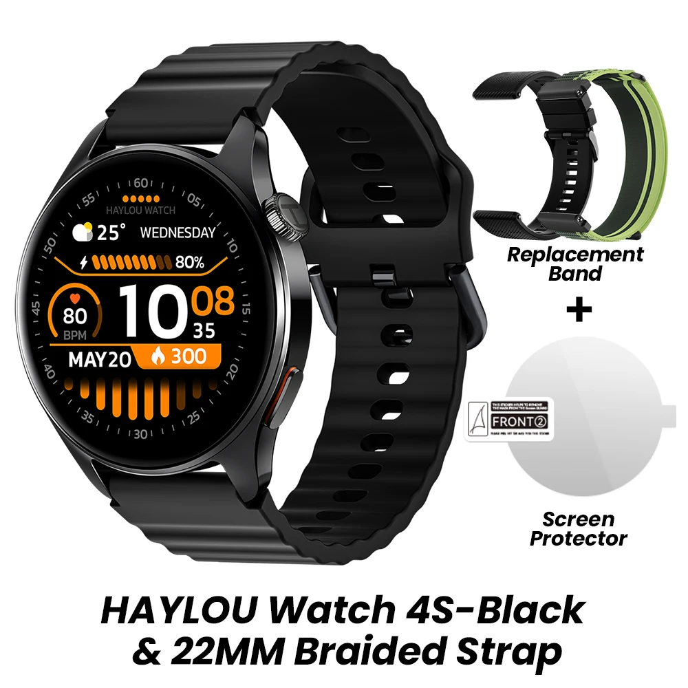 Relógio Inteligente HAYLOU Watch 4S com GPS, Tela AMOLED HD de 1,43”, Posicionamento GPS por 5 Satélites, Mais de 120 Modos de Treino, Ideal para Esportes e Fitness. - Imagem 14