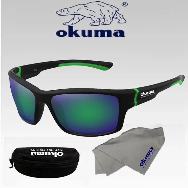 Okuma uv400 óculos de sol de pesca óculos de condução masculino óculos de sol caminhadas pesca clássico óculos de sol uv400 - Imagem 12