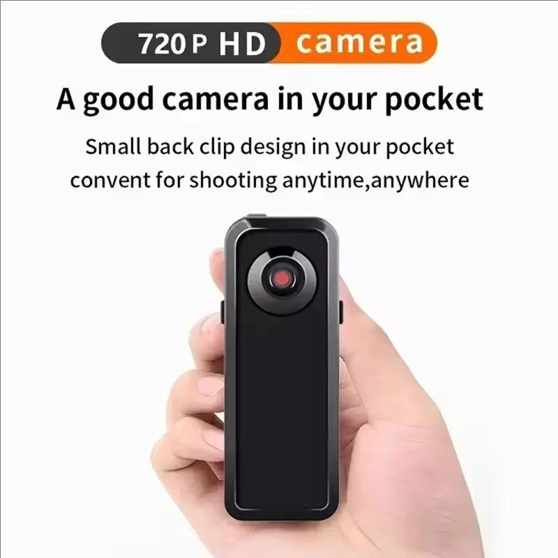 Portátil mini hd dv câmera corpo filmadora montar gravador de vídeo babá segurança cam esportes dvr webcam para segurança do escritório em casa - Imagem 2