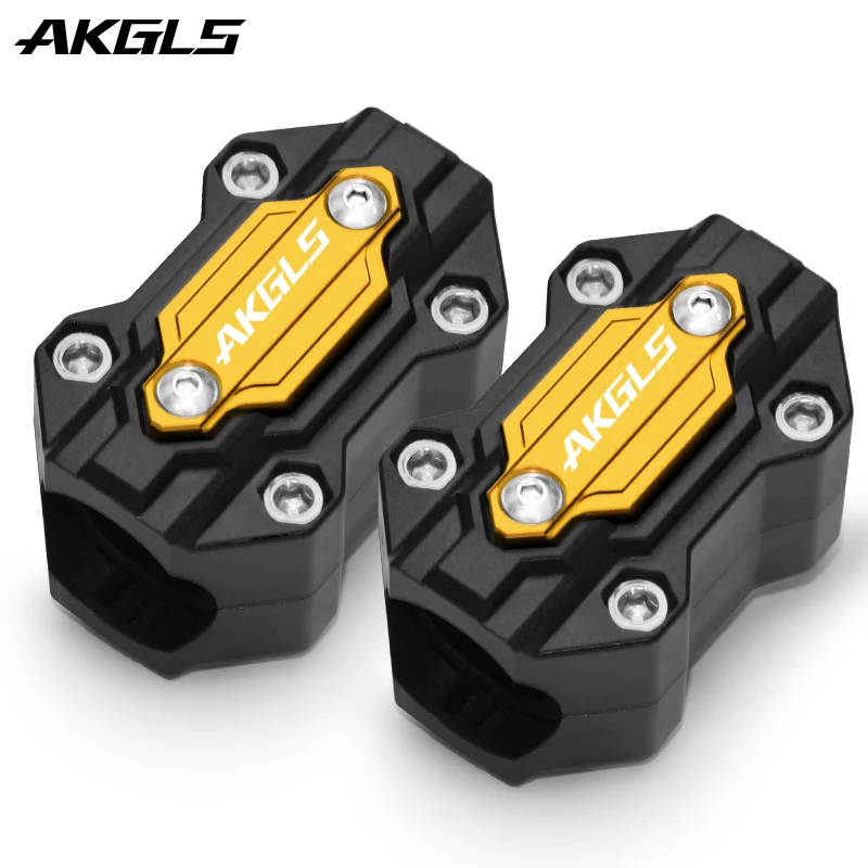 Motocicleta Anti-Colisão Bumper Decoração, Bumper Block, Bloco de Acessórios do Motor, Honda Tranpalp 700, 600, 650, Monster 700, XLV - Imagem 6