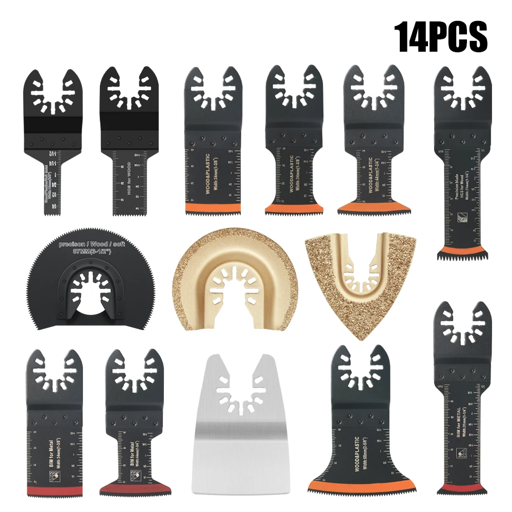 Kit de lâmina de serra oscilante de carboneto de dente japonês 10-39 peças lâminas multiferramenta oscilantes de borda de arco corte preciso para madeira pvc ferro - Imagem 7