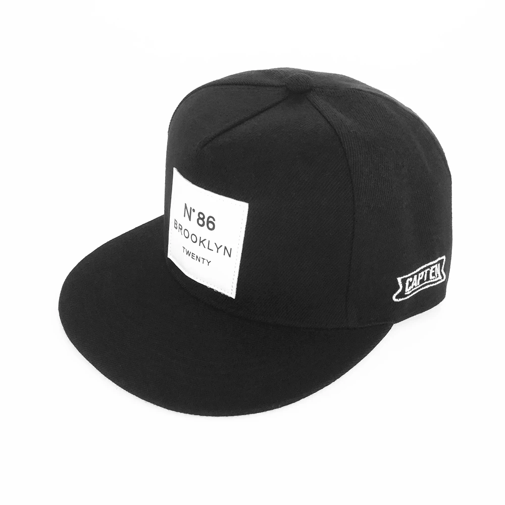 Boné ajustável com letras BROOKLYN para homens e mulheres, etiqueta de couro N86, Hip Hop Caps, sol, chapéu Snapback unissex, chapéu de algodão, moda - Imagem 2