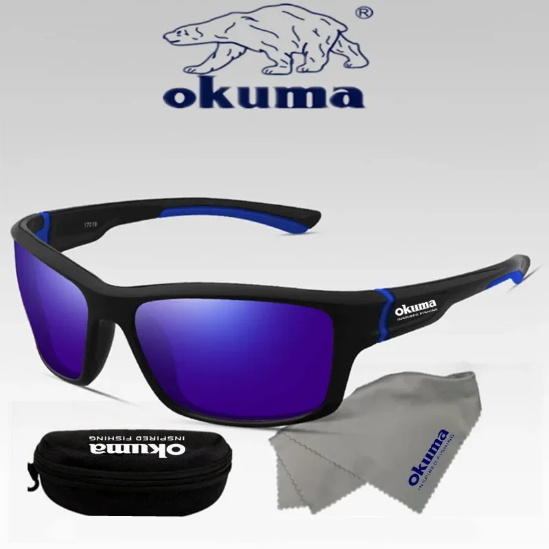 Okuma uv400 óculos de sol de pesca óculos de condução masculino óculos de sol caminhadas pesca clássico óculos de sol uv400 - Imagem 11