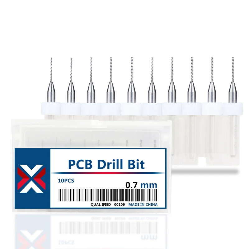 Frete grátis 10 peças 0.6mm-1.5mm brocas pcb de carboneto de importação placa de circuito de impressão mini conjunto de brocas de perfuração cnc - Imagem 9