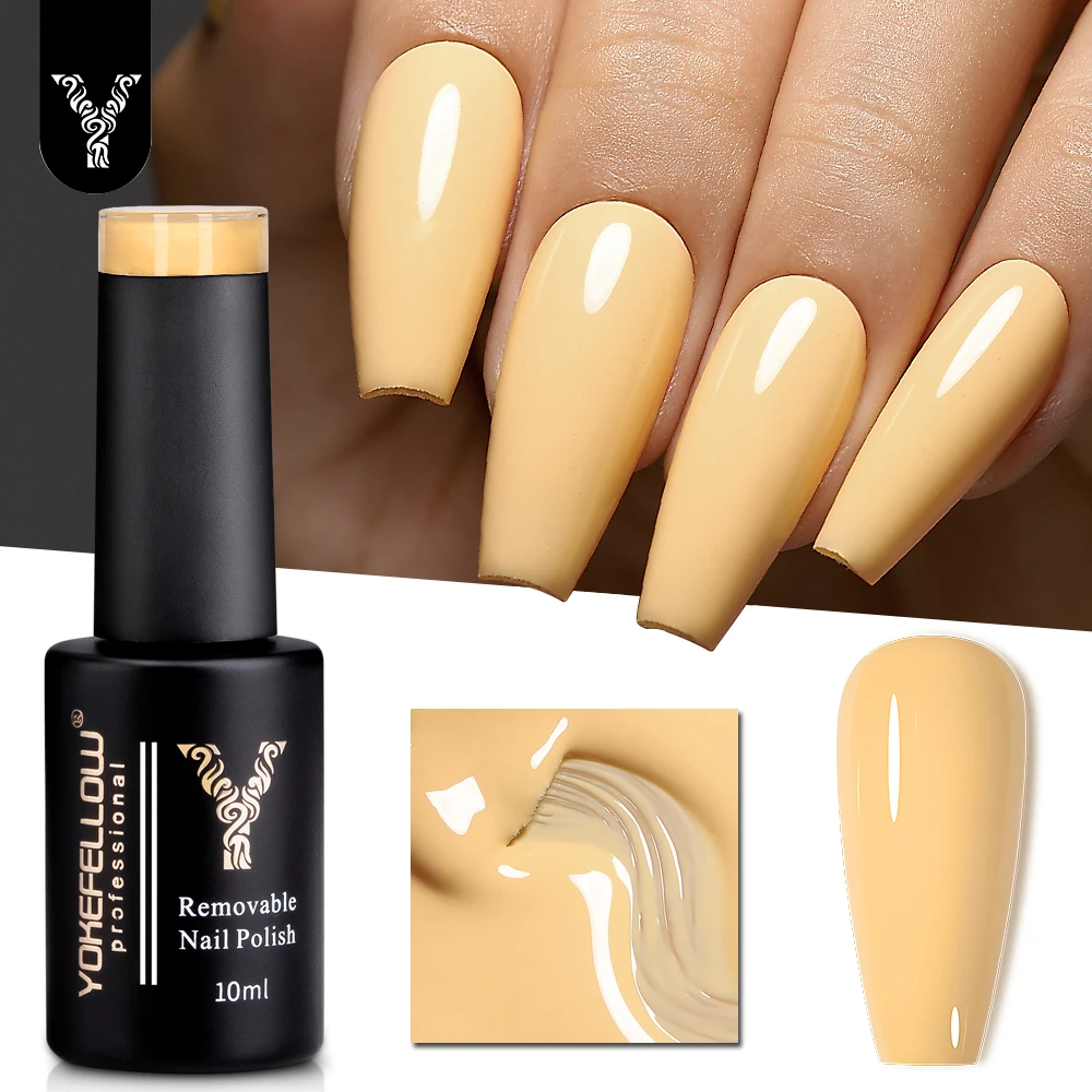 Yokefellow gel unha polonês 10ml vermelho marrom gel polonês embeber fora uv led gel verniz 122 cores arte do prego manicure presentes para mulher - Imagem 9